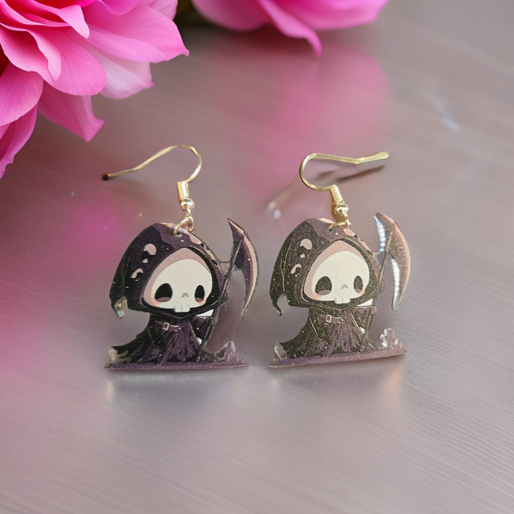 Reaper Earrings~ Halloween Time!